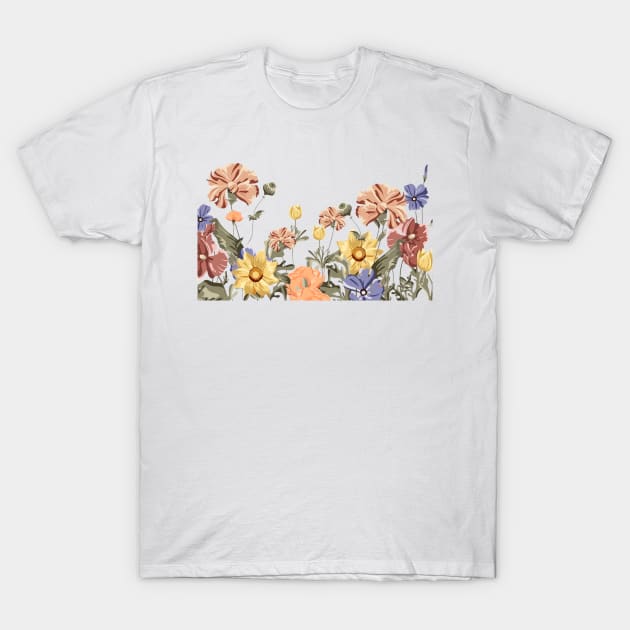 Meadow Flowers T-Shirt by PhotoArtLJR